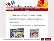 Tablet Screenshot of familienbrettspiele.de